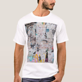 Verweerde baksteen: stadsmuur van Poster. T-shirt