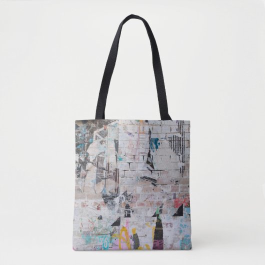 Verweerde baksteen: stadsmuur van Poster. Tote Bag (Voorkant)