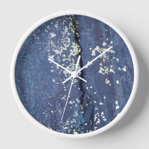 Verweerde Blauwe Verf Abstracte Muismat