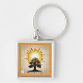 "Verweerde boom" Sleutelhanger (Voorkant)