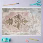 Verweerde Bronzen Demask Light Dusty Achtergrond Tissuepapier (Craft)