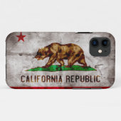 Verweerde Californische vlag Case-Mate iPhone Case (Achterkant (horizontaal))