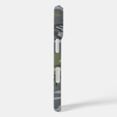 Verweerde Camouflage met Aangepaste Tekst Case-Mate iPhone Case (Achterkant / Rechts)