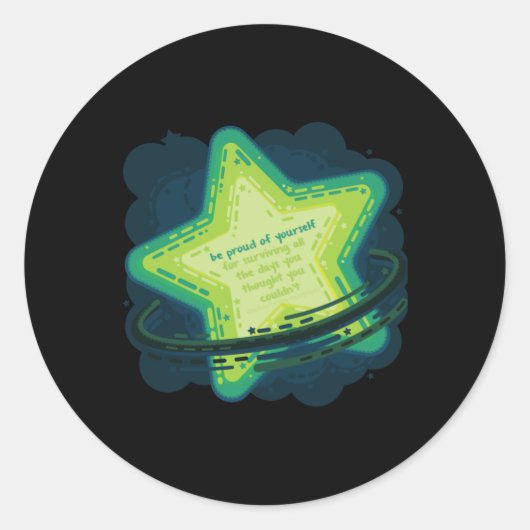 Verweerde dagen [asteroïde] Sticker (Voorkant)