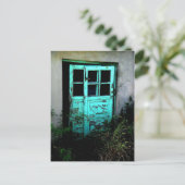 verweerde deur briefkaart (Staand voorkant)