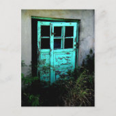 verweerde deur briefkaart (Voorkant)