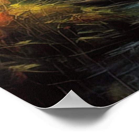 Verweerde fluisteraars, oude Bossen Poster (Hoek)