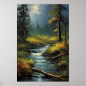 Verweerde fluisteraars, oude Bossen Poster (Voorkant)