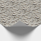 Verweerde gebarsten verftextuur cadeaupapier (Hoek)