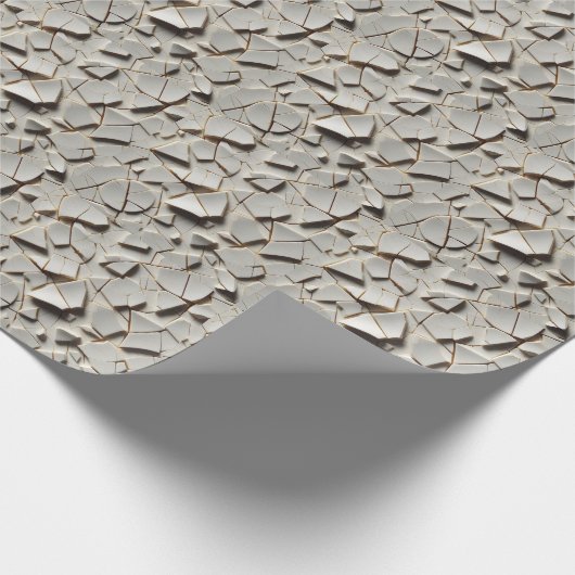 Verweerde gebarsten verftextuur cadeaupapier (Hoek)