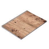 Verweerde Geschaafde Houten Achtergrondstructuur Notitieboek (Linkerzijde)