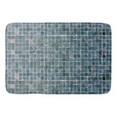     Verweerde groene realistische mozaïekstructuur Badmat (Voorkant)