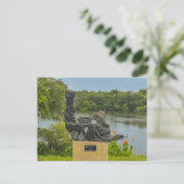 Verweerde Herdenkingssculptuur Briefkaart (Staand voorkant)