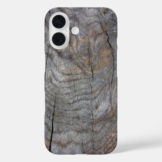 Verweerde Houten Hoes Case-Mate iPhone Hoesje (Achterkant)