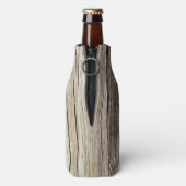 Verweerde houten planken flesjeskoeler (Fles Achterkant)
