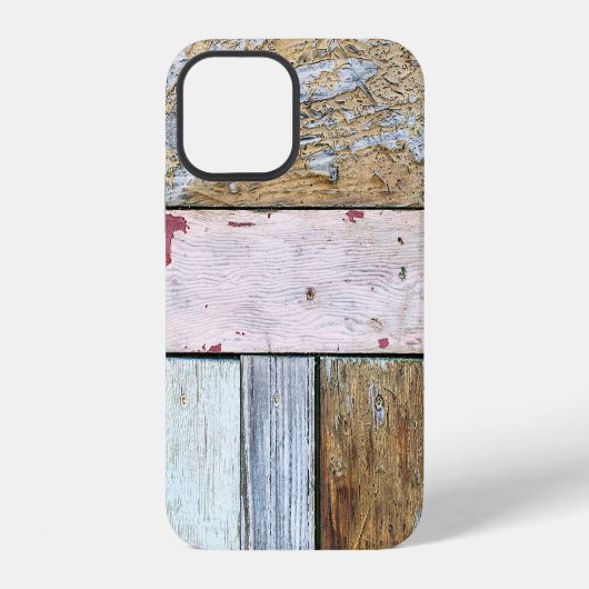 Verweerde houten planken iPhone hoesje (Achterkant)