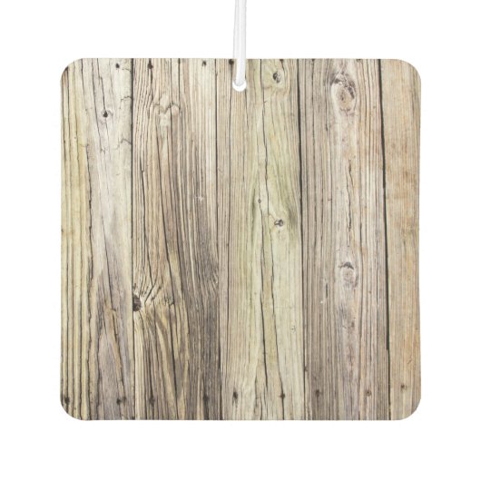 Verweerde houten planken luchtverfrisser (Voorkant)