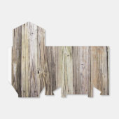 Verweerde houten planken met rustieke Patina Bedankdoosjes (Uitgevouwen)