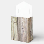 Verweerde houten planken met rustieke Patina Bedankdoosjes (Geopend)