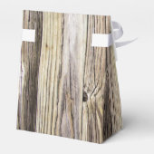 Verweerde houten planken met rustieke Patina Bedankdoosjes (Achterkant)