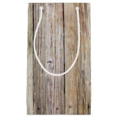 Verweerde houten planken met rustieke Patina Klein Cadeauzakje (Voorkant)