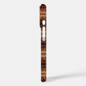 Verweerde Houten Planken Ruitpatroon Mixed Media Case-Mate iPhone Case (Achterkant / Links)