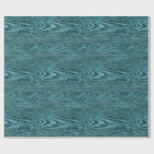 Verweerde houten textuur Aqua Cadeaupapier (Vlak)
