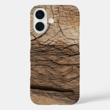 Verweerde Houtstructuur Hoesje voor Telefoon