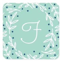 Verweerde Joy Square Monogram Stickers