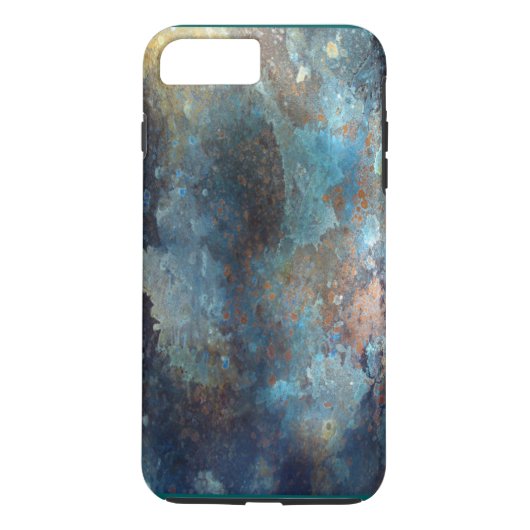 Verweerde koperen patina iPhone 7 Plus hoes (Achterkant)