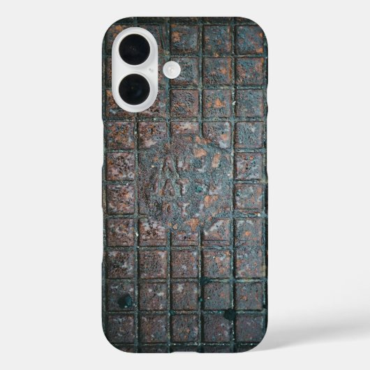 Verweerde metalen rooster Case-Mate iPhone case (Achterkant)