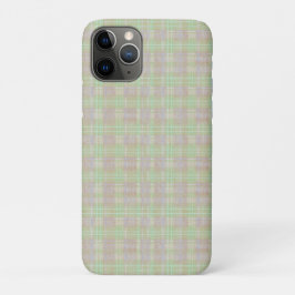 Verweerde neutrale saliegroen geruite gordijnen Case-Mate iPhone case