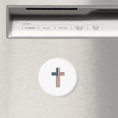 Verweerde Patriottische Kruis Vector Design_1 Magneet (Insitu (Vaatwasser))