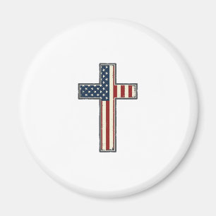Verweerde Patriottische Kruis Vector Design_1 Magneet