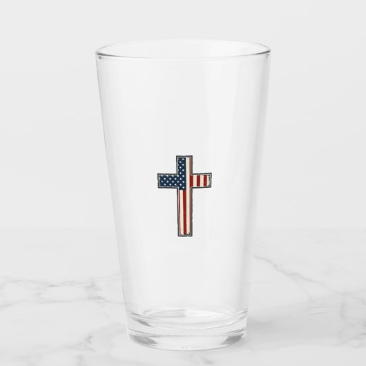 Verweerde patriottische kruis vector ontwerp_1 glas (Voorkant)