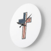 Verweerde patriottische kruis vector ontwerp_1 grote klok (Hoek)