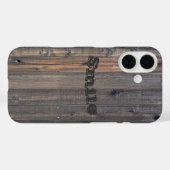 Verweerde Redwood Fence Close-up Foto Case-Mate iPhone Case (Achterkant (horizontaal))