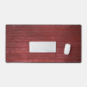 Verweerde rode schuur hout Art Desk Pad Mat (Keyboard & Muis)