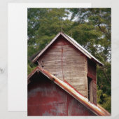 Verweerde Rode Schuur Koepel (Voorkant / Achterkant)