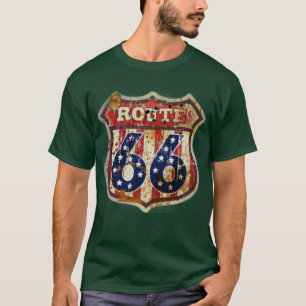 Verweerde route 66 t-shirt