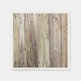 Verweerde rustieke houten dock boards servetten