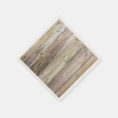 Verweerde rustieke houten dock boards servetten (Hoek)