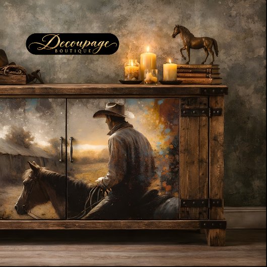 Verweerde Schuur Decoupage Tissuepapier