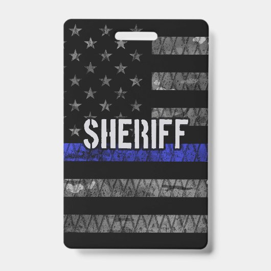 Verweerde sheriff politievlag badge (Voorzijde)