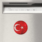 Verweerde Turkije Vlag Magneet (Insitu (Vaatwasser))