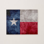 Verweerde vintage Texas Staatsvlag Legpuzzel (Horizontaal)