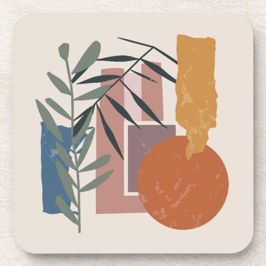 Verweerde vormen en stelen bier onderzetter (Voorkant)