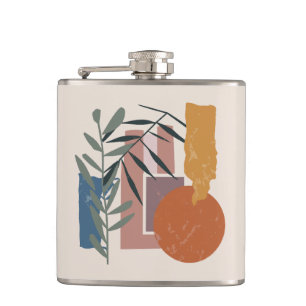 Verweerde vormen en stelen heupfles