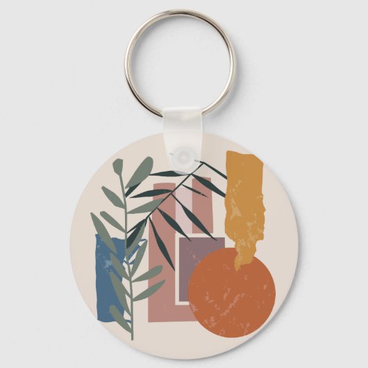 Verweerde vormen en stelen sleutelhanger (Voorkant)