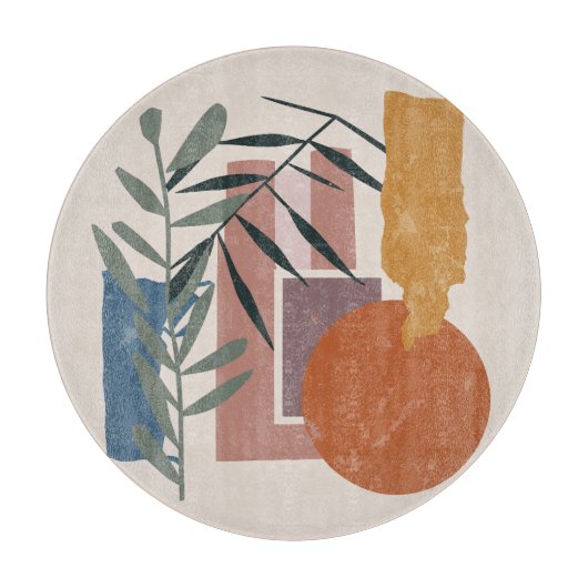 Verweerde vormen en stelen snijplank (Voorkant)